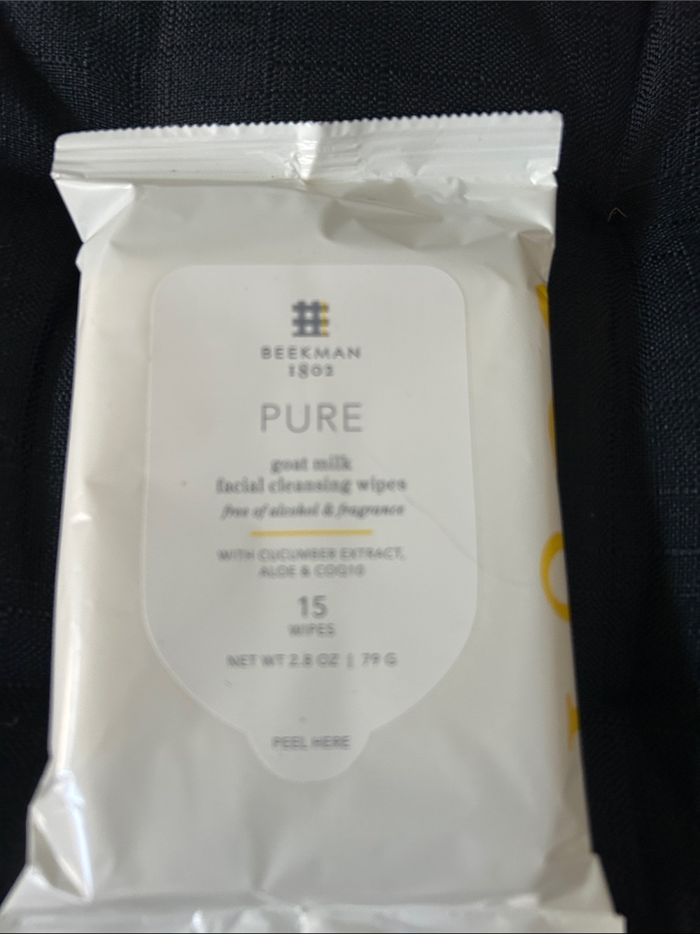 Beekman 1802 Pure Goat Milk Facial Cleansing Wipes 2 Packs-30 count